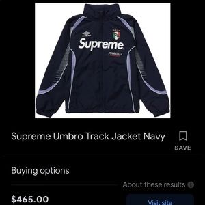 Supreme | Jackets & Coats | Supreme Umbro Track Jacket With Hidden